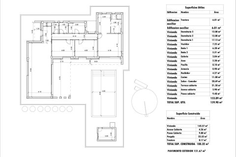 Villa till salu Aspe, Alicante, Spanien 3 sovrum, 188 kvm. Nr. 128411 - foto 9