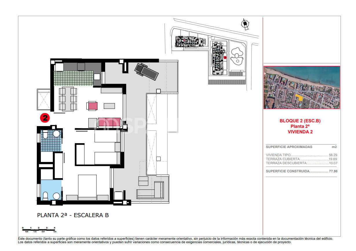 Penthouse in Denia, Alicante, Spain 3 bedrooms, 100 sq.m. No. 121107