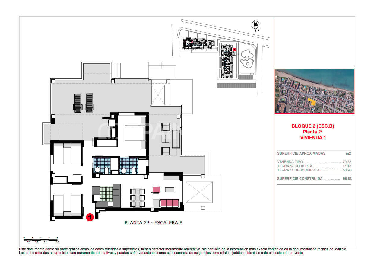 Penthouse in Denia, Alicante, Spain 3 bedrooms, 100 sq.m. No. 121107