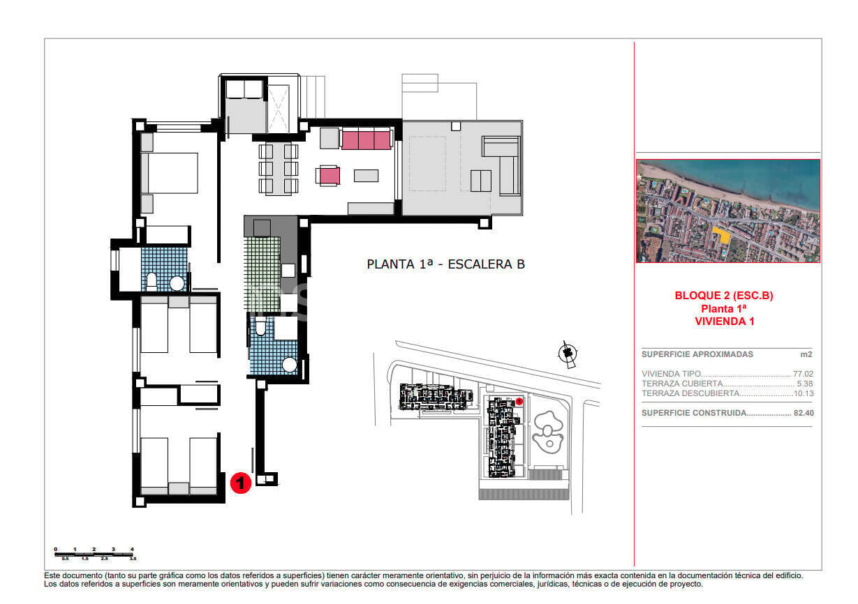 Penthouse in Denia, Alicante, Spain 3 bedrooms, 100 sq.m. No. 121107
