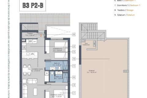 Penthouse for sale Los Alcazares, Murcia, Spain 2 bedrooms, 64 sq.m. No. 128597 - photo 17