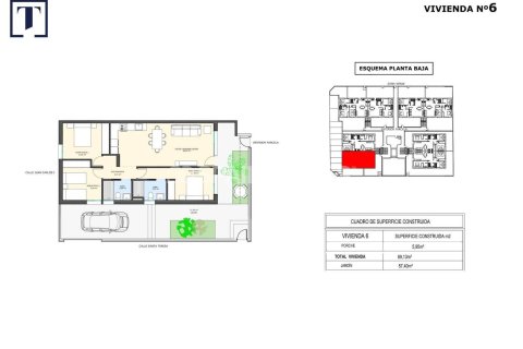 Apartamento en venta en Pilar de la Horadada, Alicante, España 3 dormitorios, 89 m2 No. 121511 - foto 24