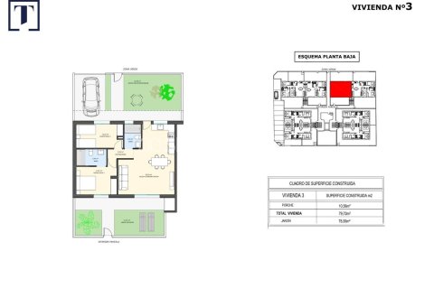 Apartamento en venta en Pilar de la Horadada, Alicante, España 3 dormitorios, 89 m2 No. 121511 - foto 21