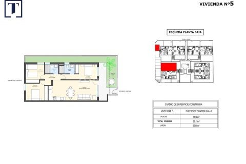 Apartamento en venta en Pilar de la Horadada, Alicante, España 3 dormitorios, 89 m2 No. 121511 - foto 23