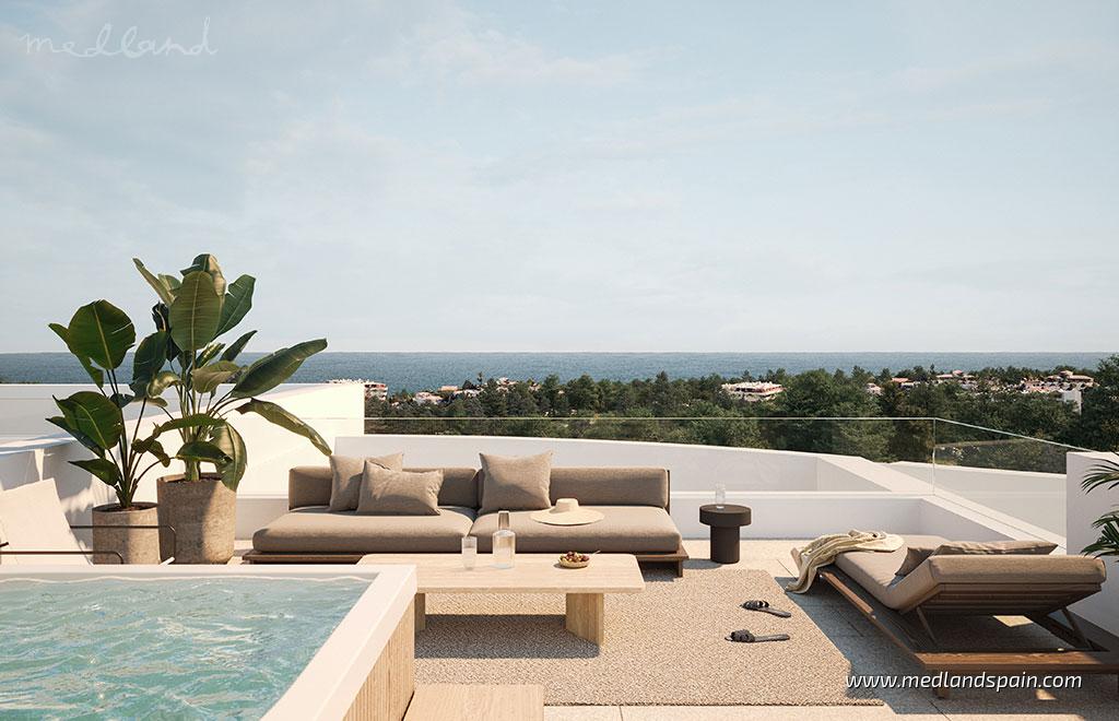 Townhouse in Mijas Costa, Malaga, Spain 3 bedrooms, 277 sq.m. No. 121707