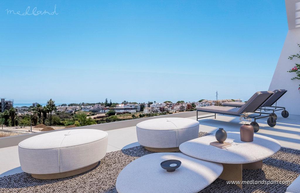Radhus i Estepona, Malaga, Spanien 3 sovrum, 343 kvm. Nr. 121708