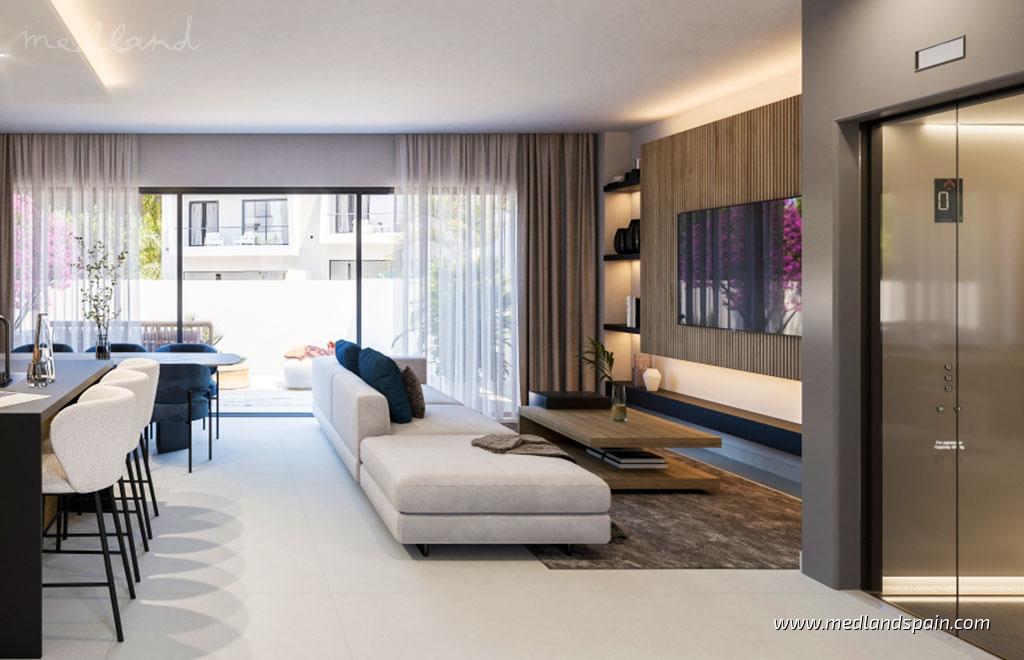 Radhus i Estepona, Malaga, Spanien 3 sovrum, 343 kvm. Nr. 121708