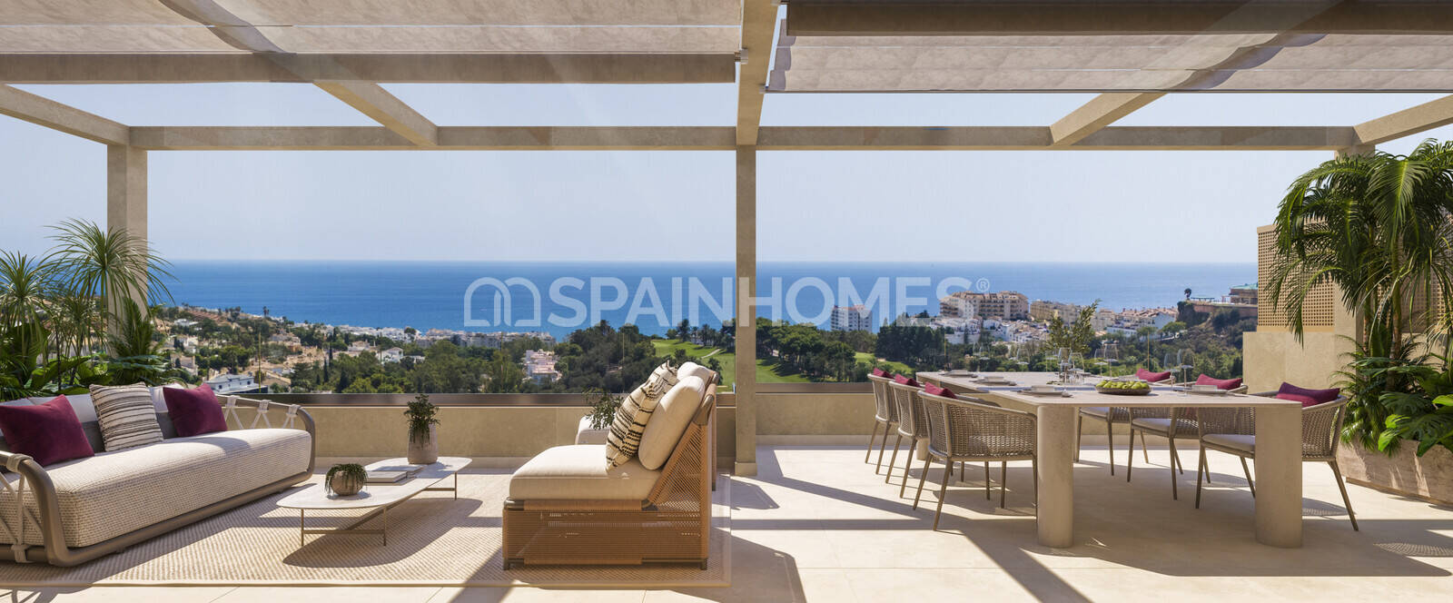 Attico a Benalmadena, Malaga, Spagna 3 camere da letto, 113 mq. N° 122039