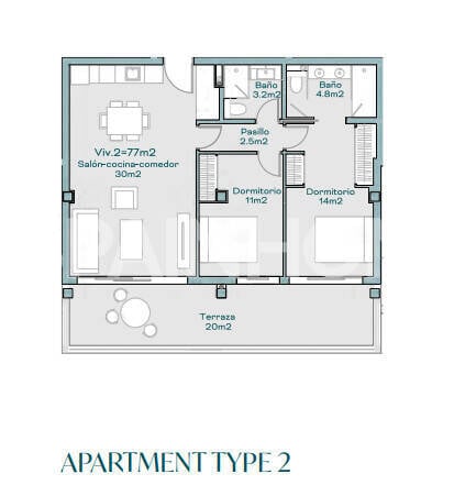 Attico a Benalmadena, Malaga, Spagna 3 camere da letto, 113 mq. N° 122039