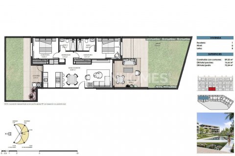 Продажа квартиры в Торре-Пачеко, Мурсия, Испания 3 спальни, 111м2 №121204 - фото 21