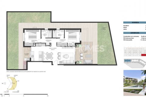 Продажа квартиры в Торре-Пачеко, Мурсия, Испания 3 спальни, 111м2 №121204 - фото 23