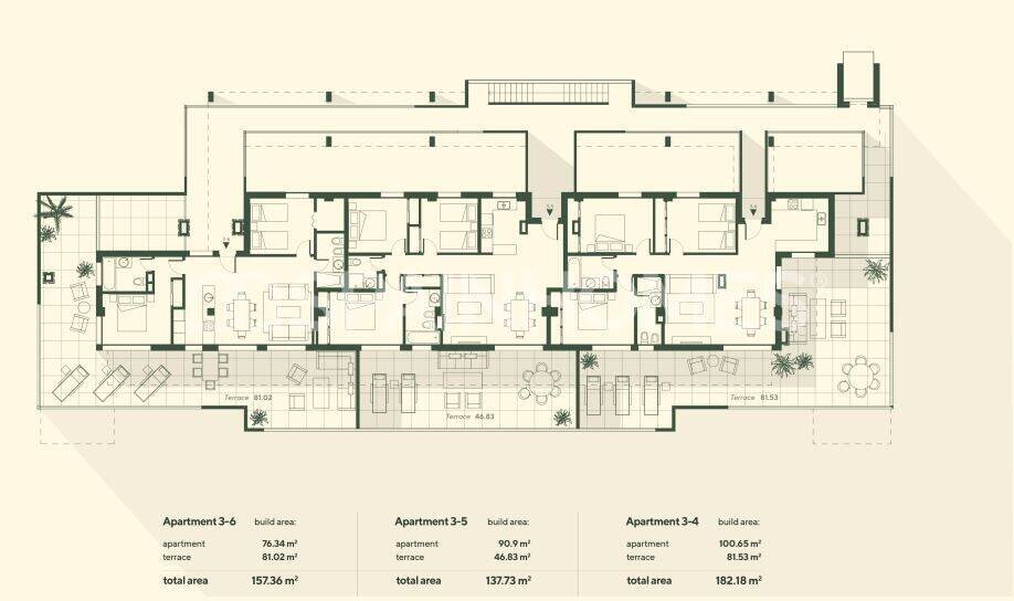 Penthouse in Mijas, Malaga, Spain 3 bedrooms, 77 sq.m. No. 121202