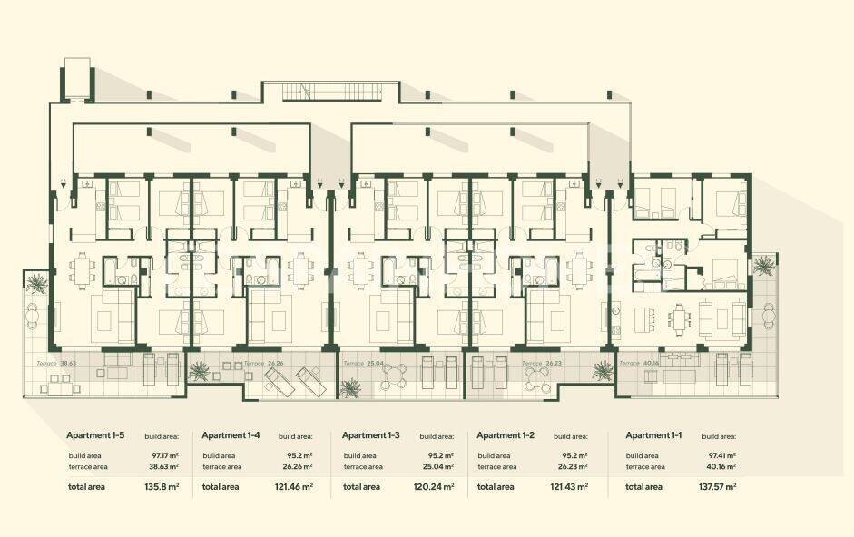 Penthouse in Mijas, Malaga, Spain 3 bedrooms, 77 sq.m. No. 121202