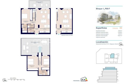 Dzīvoklis pārdošanā Villajoyosa, Alicante, Spānijā 2 istabas, 80 m2 Nr. 120998 - attēls 18