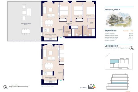 Dzīvoklis pārdošanā Villajoyosa, Alicante, Spānijā 2 istabas, 80 m2 Nr. 120998 - attēls 28