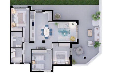 Apartment for sale Villajoyosa, Alicante, Spain 3 bedrooms, 98.73 sq.m. No. 127188 - photo 12
