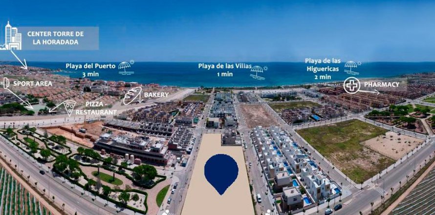 Apartment Torre de la Horadada, Alicante, Spain 3 bedrooms, 78 sq.m. No. 129146