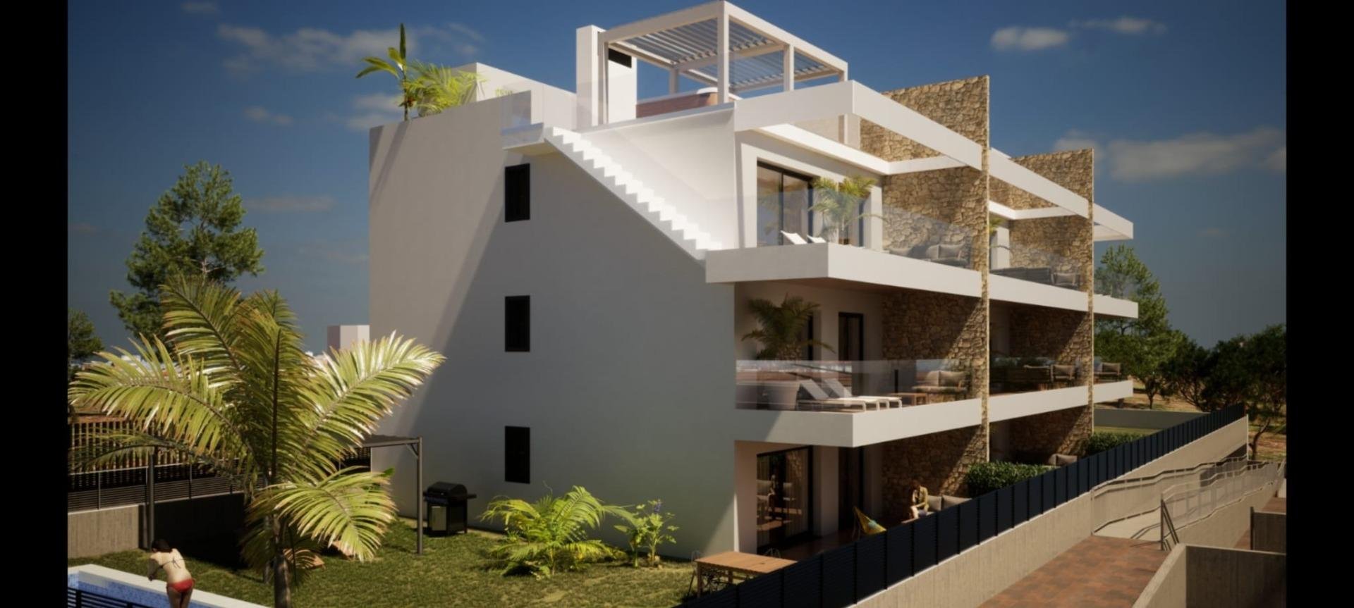 Apartment à Finestrat, Alicante, Espagne 2 chambres, 73 m2 No. 131384
