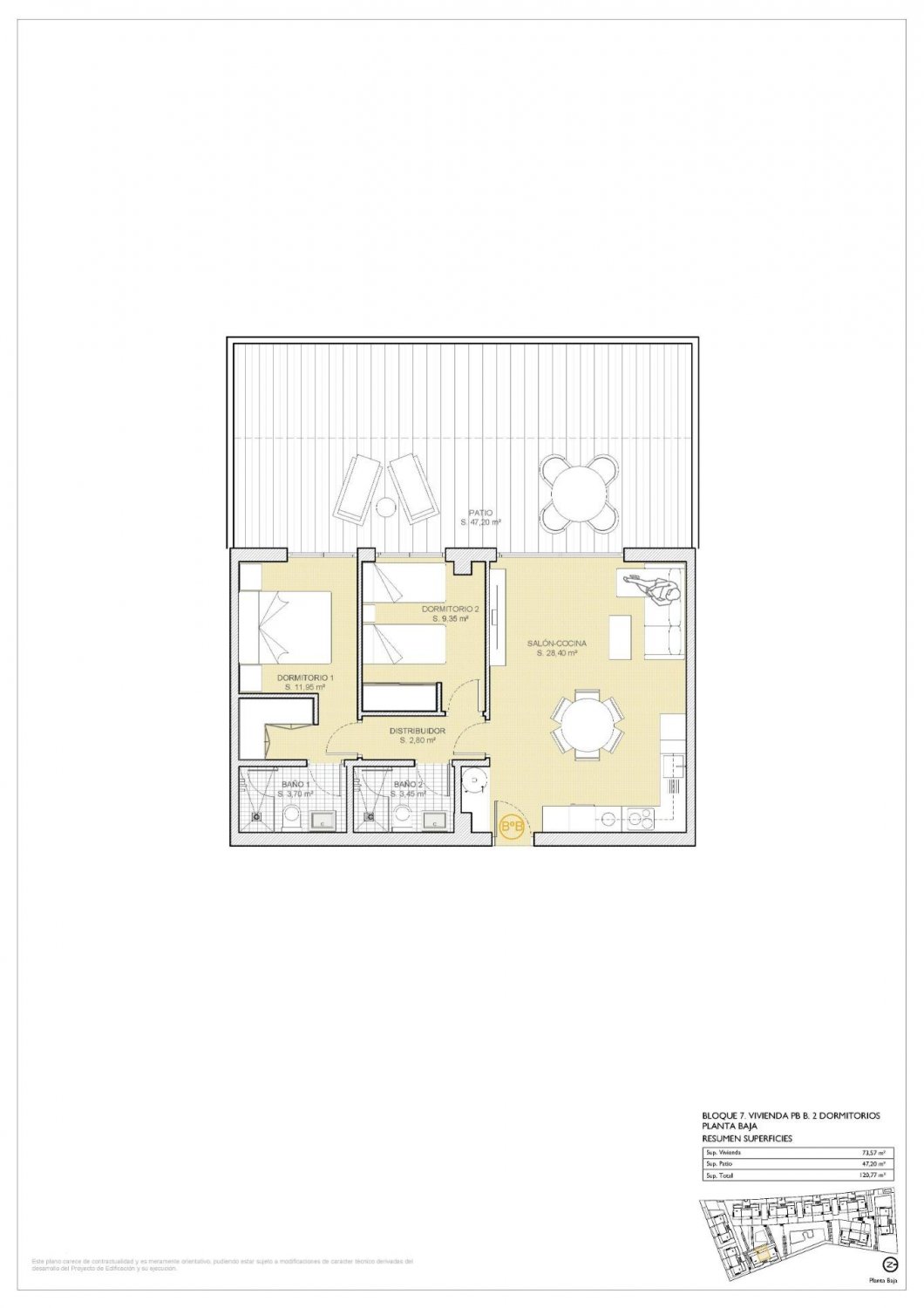 Apartment à Finestrat, Alicante, Espagne 2 chambres, 73 m2 No. 131384