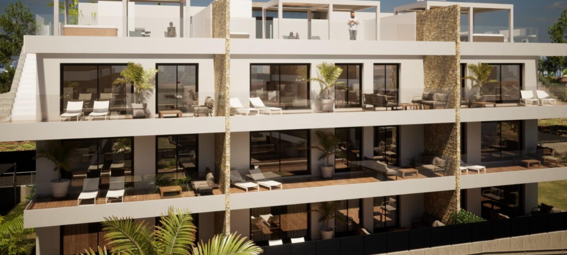 Apartment à Finestrat, Alicante, Espagne 2 chambres, 73 m2 No. 131384