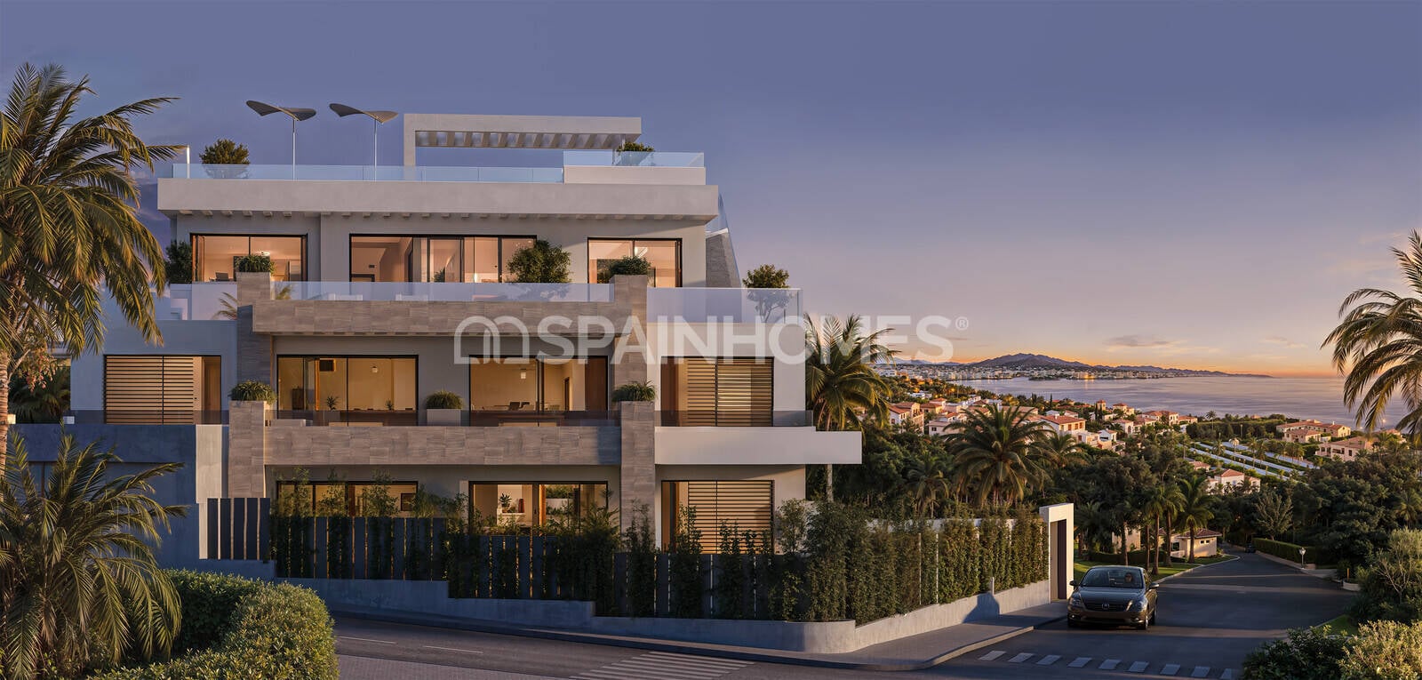 Attico a Estepona, Malaga, Spagna 3 camere da letto, 87 mq. N° 131254