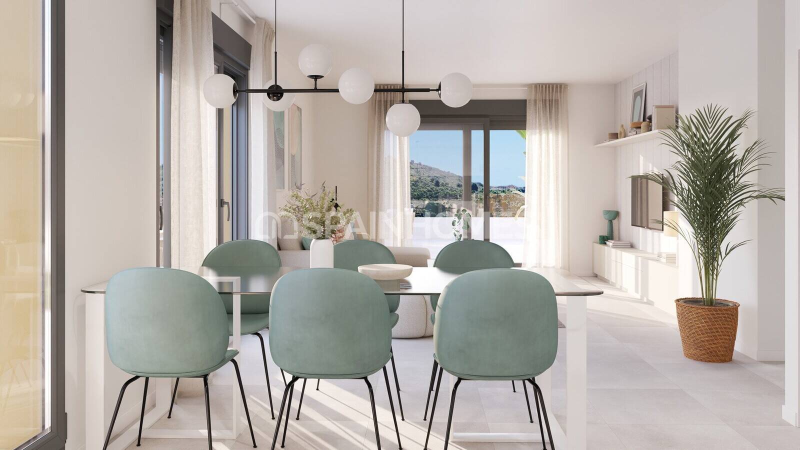Lägenhet i Mijas, Malaga, Spanien 2 sovrum, 64 kvm. Nr. 120783