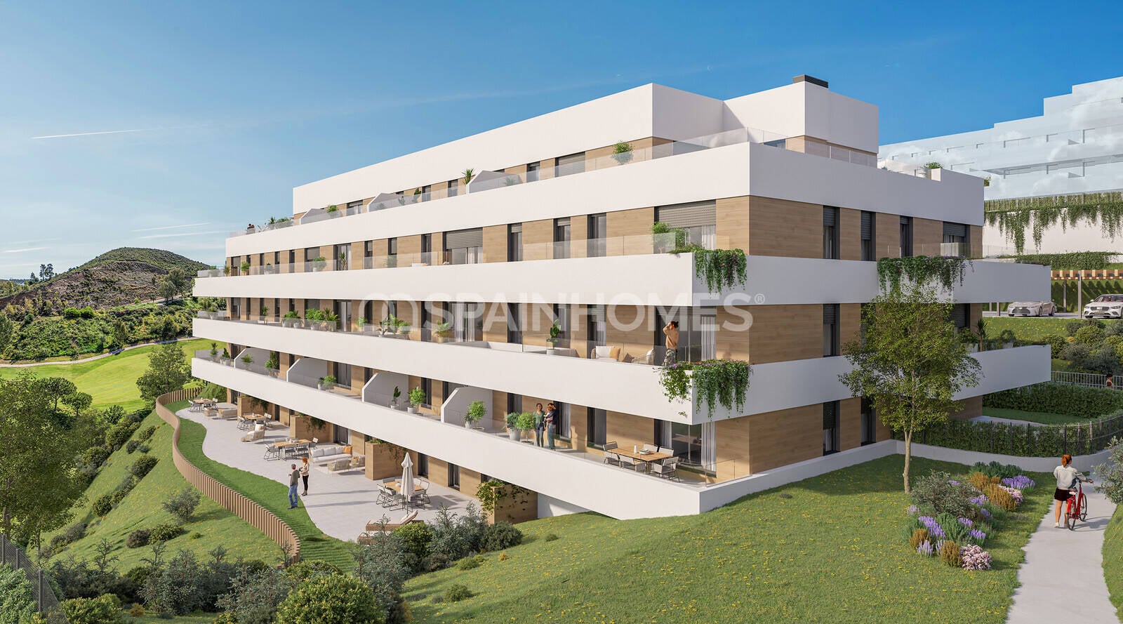 Lägenhet i Mijas, Malaga, Spanien 2 sovrum, 64 kvm. Nr. 120783