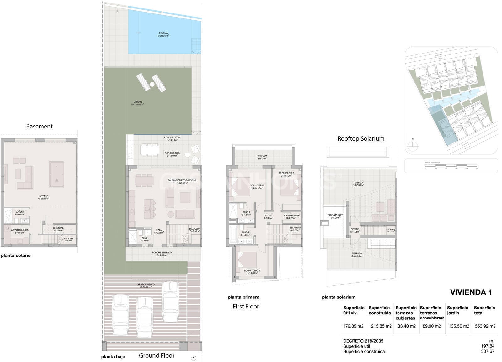 Huvila Estepona, Malaga, Espanja 3 makuuhuonetta, 172 m2 No. 120861
