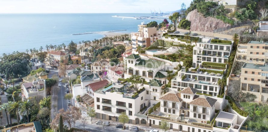 Penthouse w Malaga, Hiszpania 2 sypialnie, 107 mkw. nr 121249