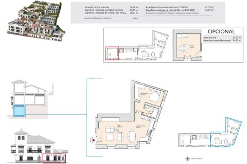 Penthouse w Malaga, Hiszpania 2 sypialnie, 107 mkw. nr 121249 – zdjęcie 4
