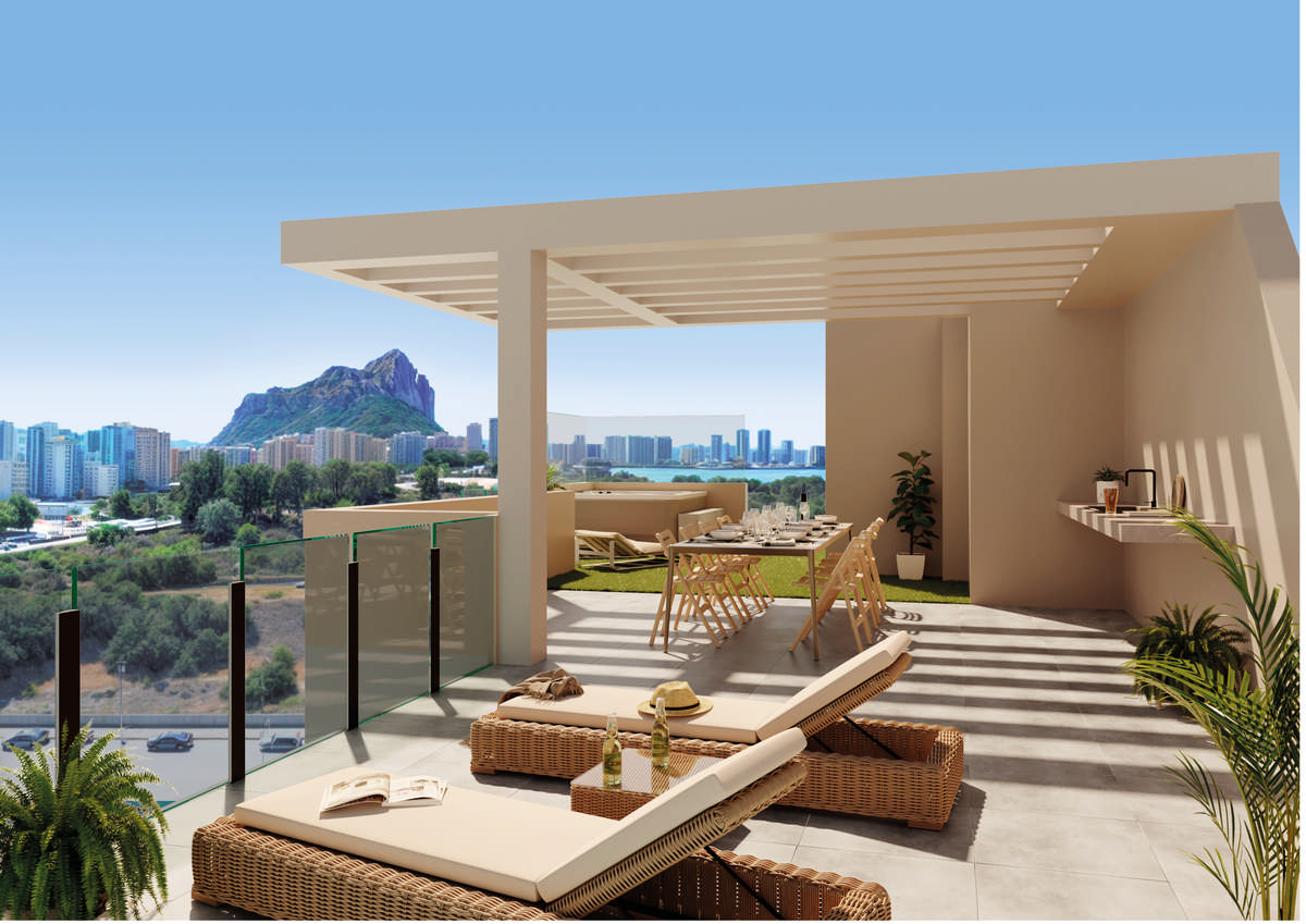Apartment in Calpe, Alicante, Spain 3 bedrooms, 188 sq.m. No. 122713