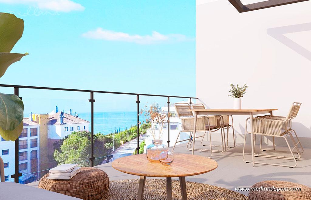 Apartment in Nerja, Malaga, Spain 3 bedrooms, 89 sq.m. No. 130484