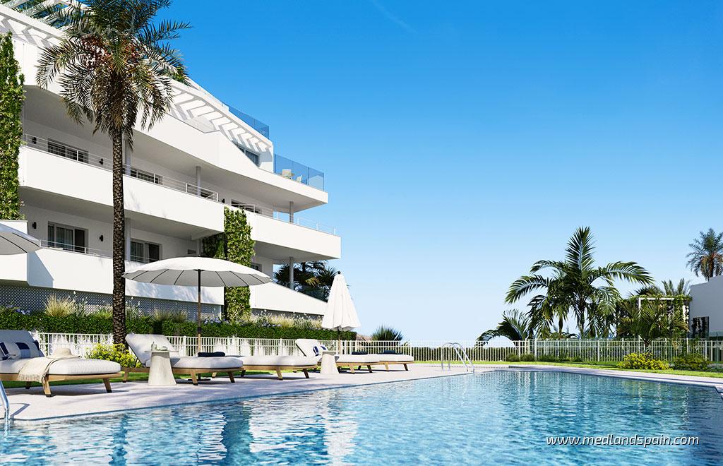 Apartment in Mijas Costa, Malaga, Spain 3 bedrooms, 104 sq.m. No. 129153