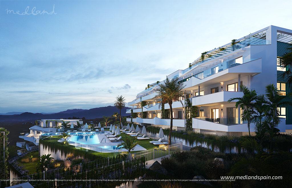 Apartment in Mijas Costa, Malaga, Spain 3 bedrooms, 104 sq.m. No. 129153