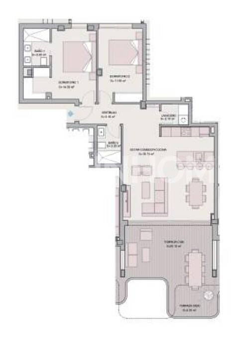 Квартира в Эстепона, Малага, Испания 2 спальни, 79м2 №124662