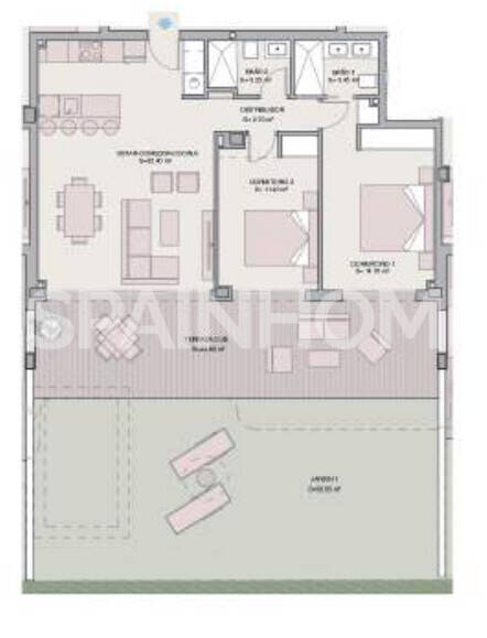 Квартира в Эстепона, Малага, Испания 2 спальни, 79м2 №124662