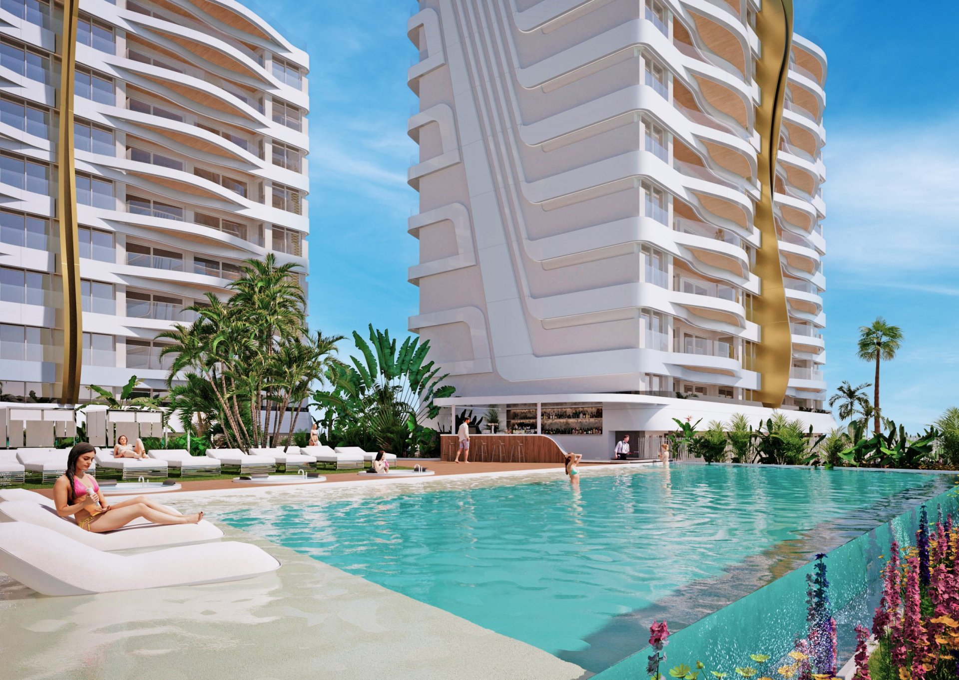 Huoneisto La Manga del Mar Menor, Murcia, Espanja 2 makuuhuonetta,  No. 132389