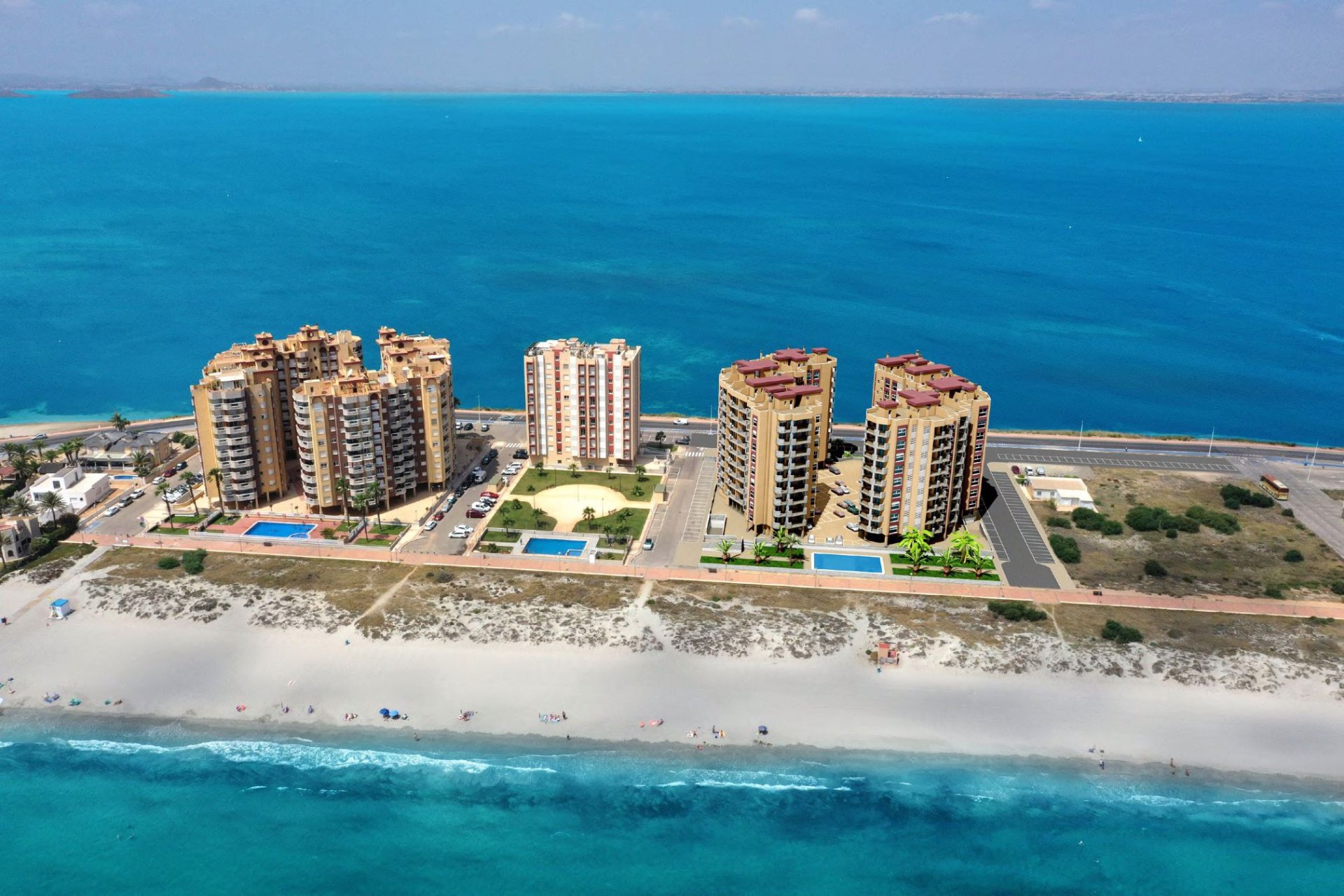 Apartamento en La Manga del Mar Menor, Murcia, España 1 dormitorio, 78 m2 No. 130786