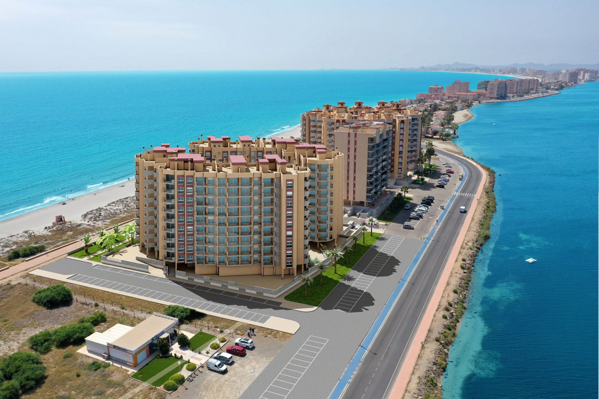 Apartamento en La Manga del Mar Menor, Murcia, España 1 dormitorio, 78 m2 No. 130786