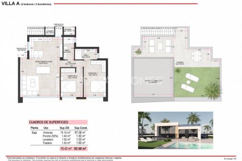 Villa zum Verkauf Fuente Alamo, Murcia, Spanien 2 Schlafzimmer, 93 m2 Nr. 132881 - Foto 11