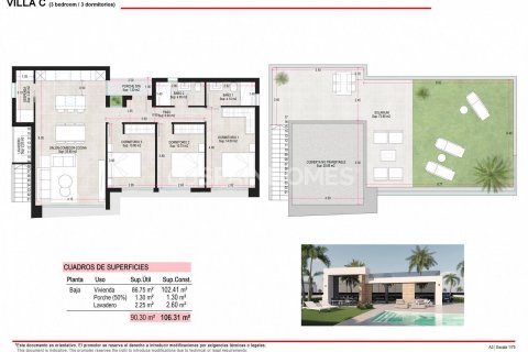 Villa en venta Fuente Alamo, Murcia, España 3 dormitorios, 108 m2 No. 132882 - foto 13