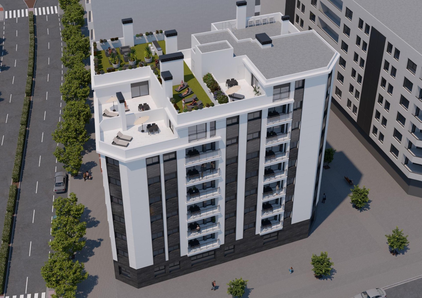 Huoneisto Castellon de la Plana, Castellon, Espanja 2 makuuhuonetta, 85 m2 No. 122702