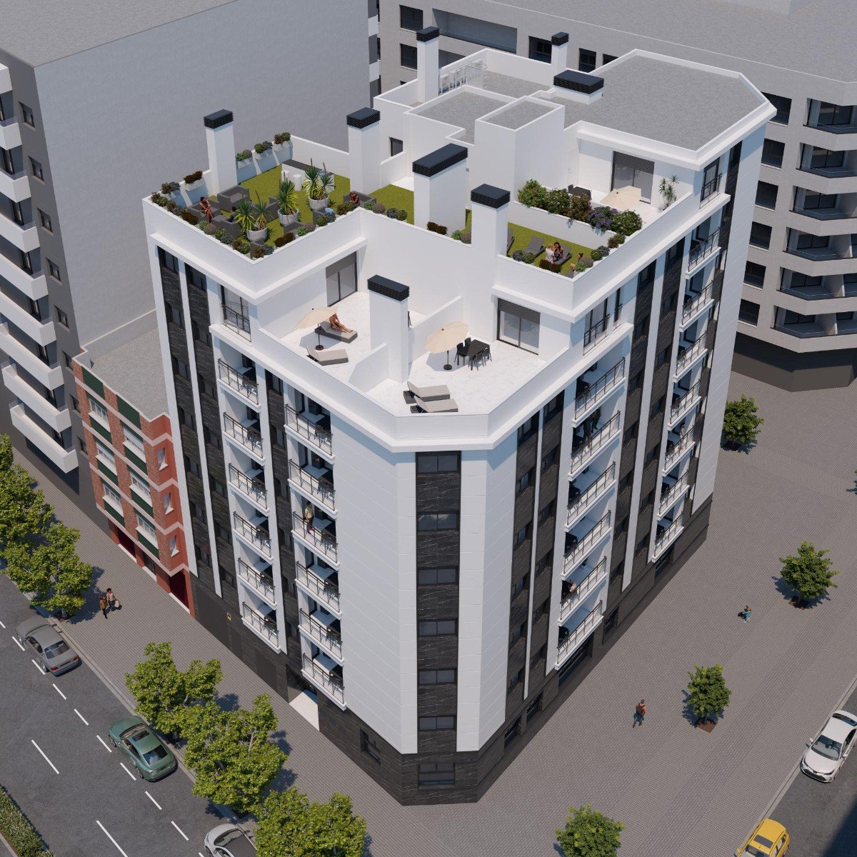 Huoneisto Castellon de la Plana, Castellon, Espanja 2 makuuhuonetta, 85 m2 No. 122702