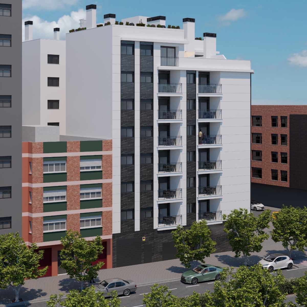 Huoneisto Castellon de la Plana, Castellon, Espanja 2 makuuhuonetta, 85 m2 No. 122702
