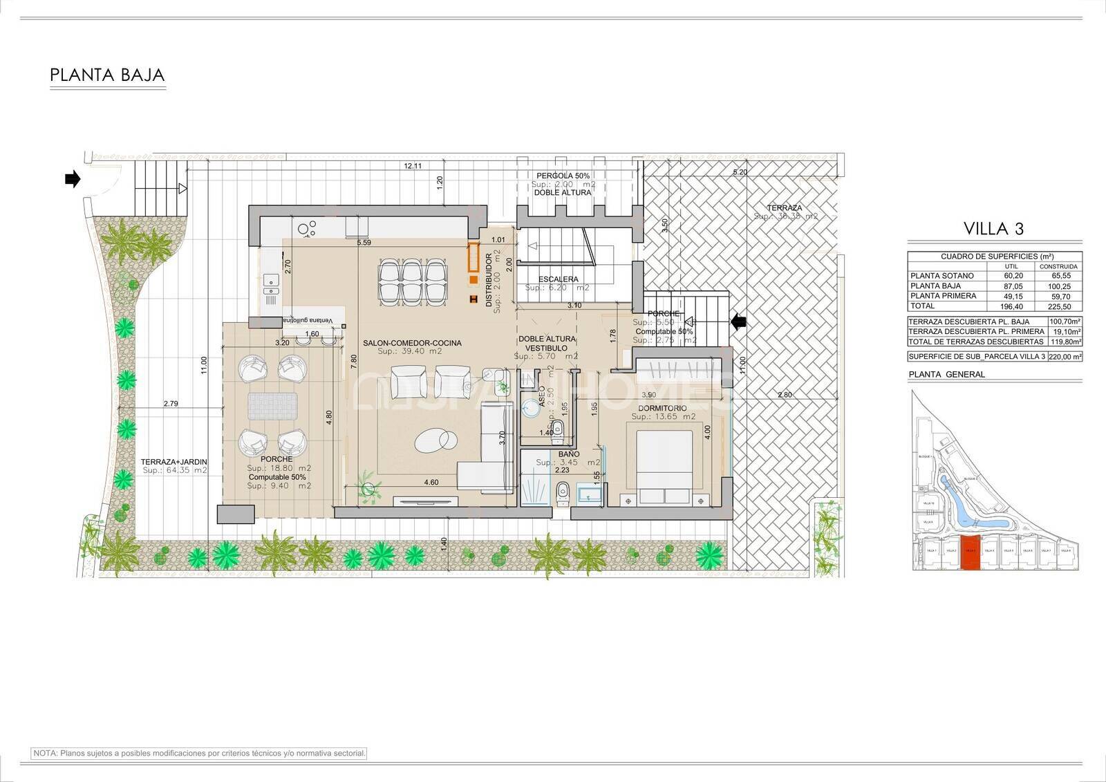 Villa Pulpi, Almeria, Spānijā 3 istabas, 253 m2 Nr. 121300
