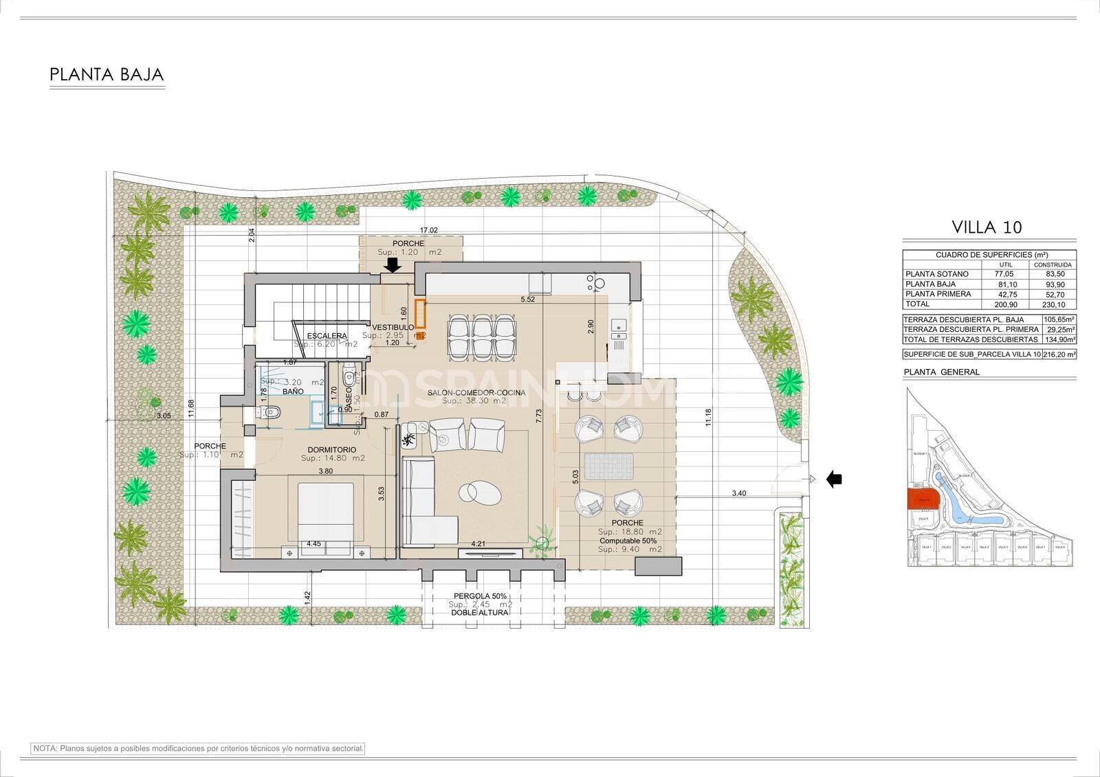 Villa Pulpi, Almeria, Spānijā 3 istabas, 253 m2 Nr. 121300