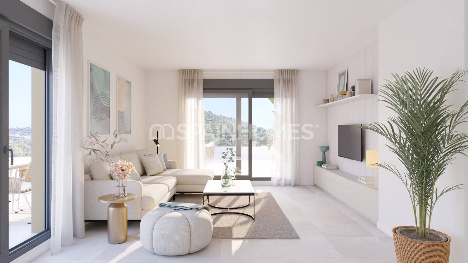 Apartment in Mijas, Malaga, Spain 2 bedrooms, 64 sq.m. No. 120785