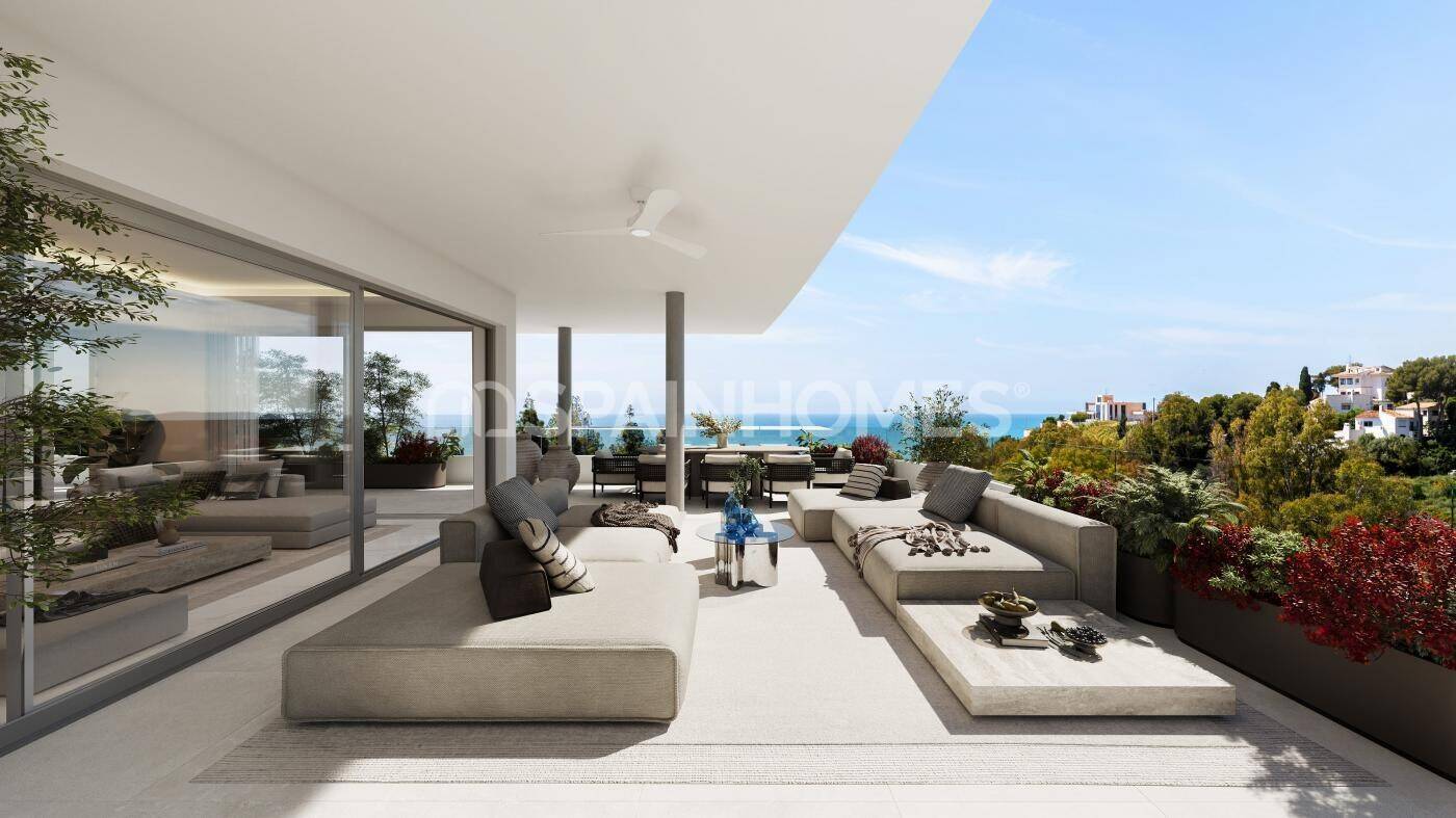 Kattohuoneisto Benalmadena, Malaga, Espanja 4 makuuhuonetta, 103 m2 No. 120853
