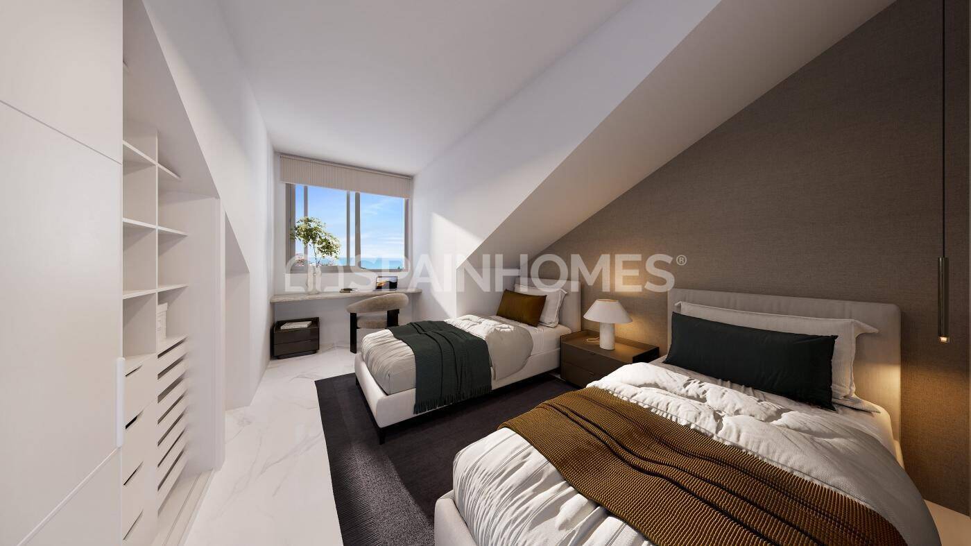 Kattohuoneisto Benalmadena, Malaga, Espanja 3 makuuhuonetta, 136 m2 No. 120852