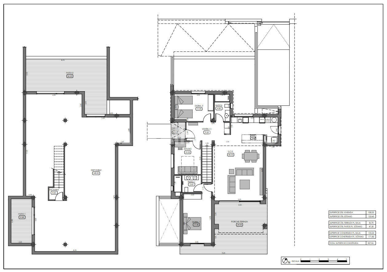 Villa a Algorfa, Alicante, Spagna 3 camere da letto, 135 mq. N° 122470